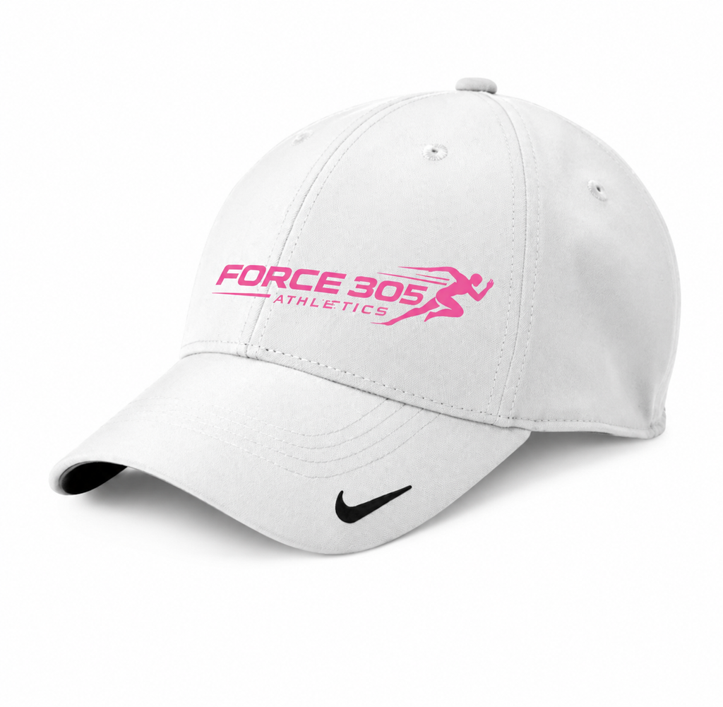 Nike Force 305 Hat with Pink Letters