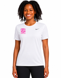 Nike Women's Short Sleeve T-Shirt with Pink Letters