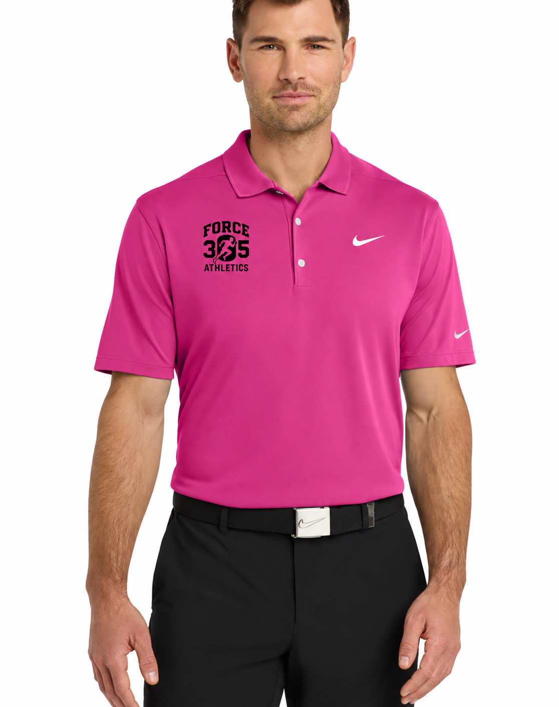 Men's Nike Polo with Black Logo