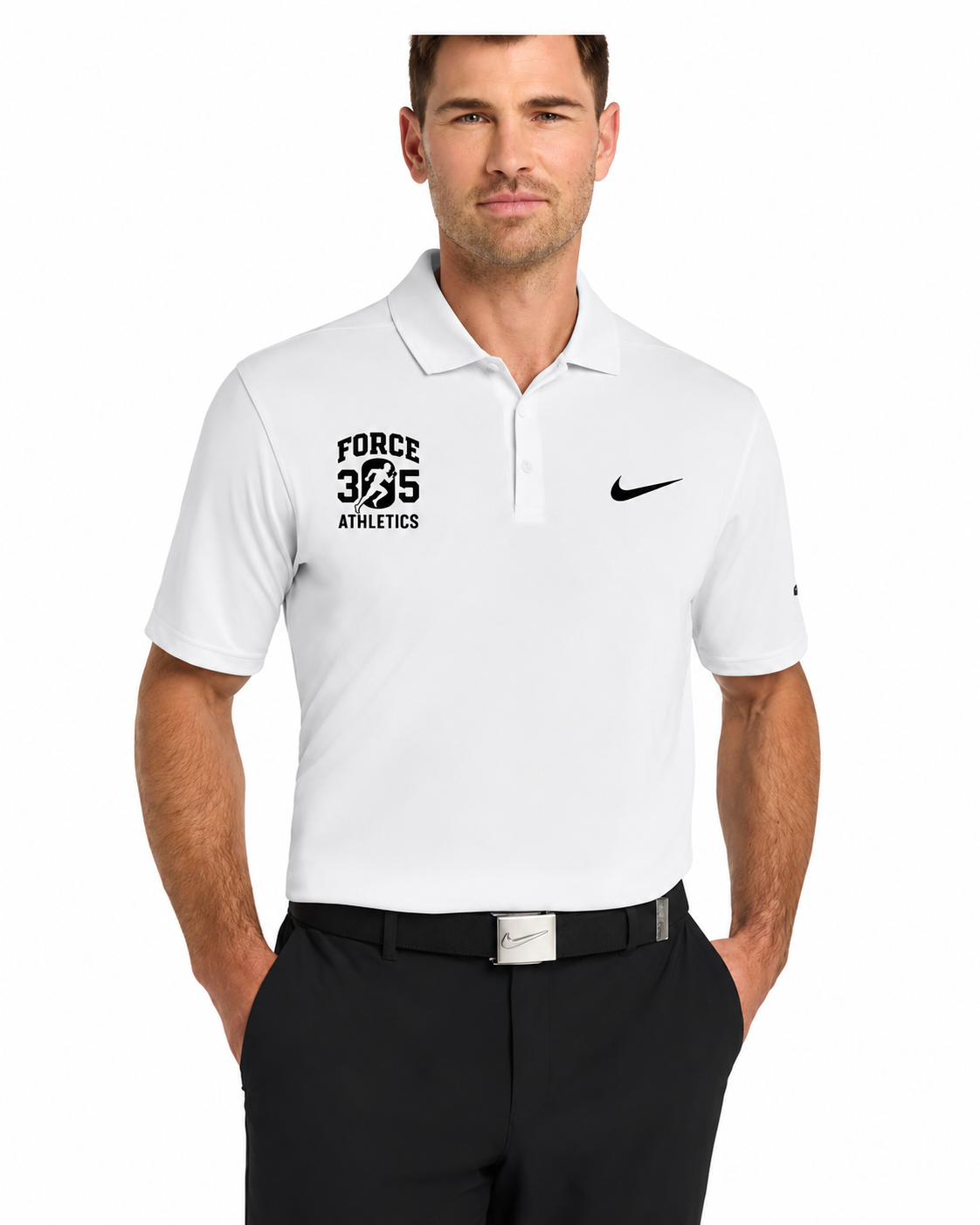 Men's Nike Polo with Black Logo